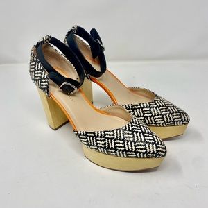 Loeffler Randall Woven Platform Sandals